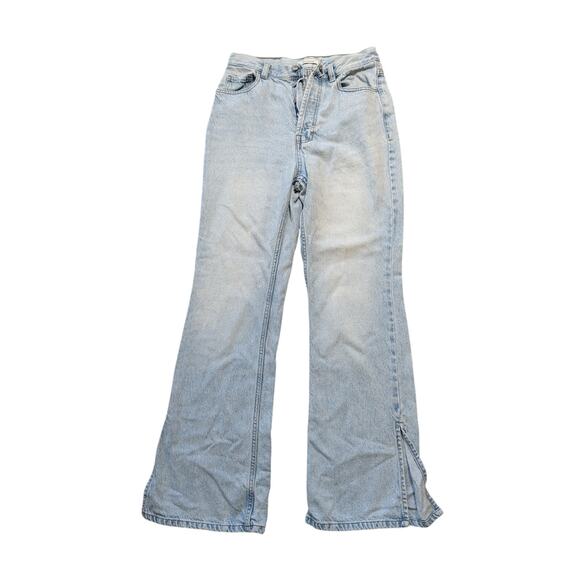 PACSUN Woman's Jeans Button Fly; 29, Longer style; Light Wash, Low rise, Flared - Picture 1 of 14